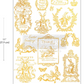 Redesign with Prima H2O Single Sheet Gold Transfer - Gilded Spring