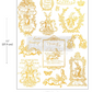 Redesign with Prima H2O Single Sheet Gold Transfer - Gilded Spring