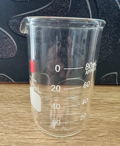 Glass Beaker - Lab Grade 80ml