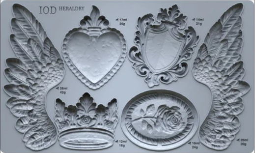 Heraldry IOD Decor Mould