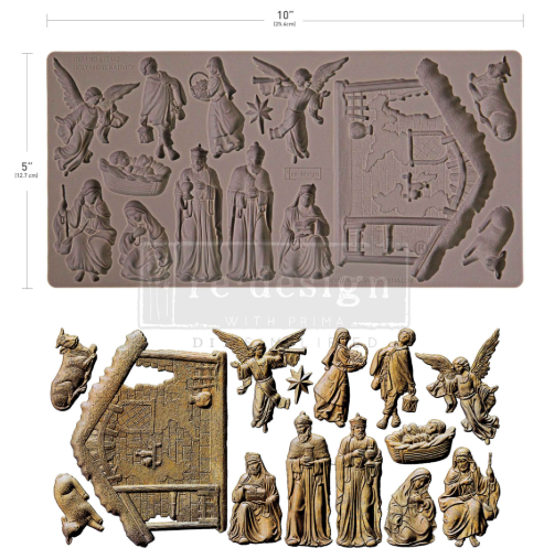 Redesign with Prima Mould - Holy Night Nativity