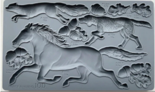 IOD Mould Horse & Hound