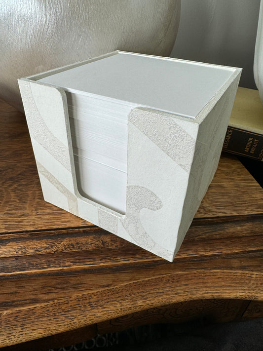 Wooden Refillable Paper Cube