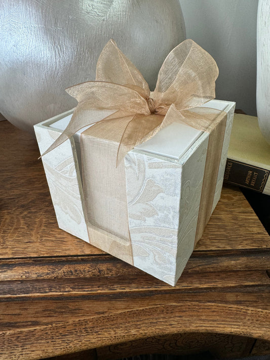 Wooden Refillable Paper Cube