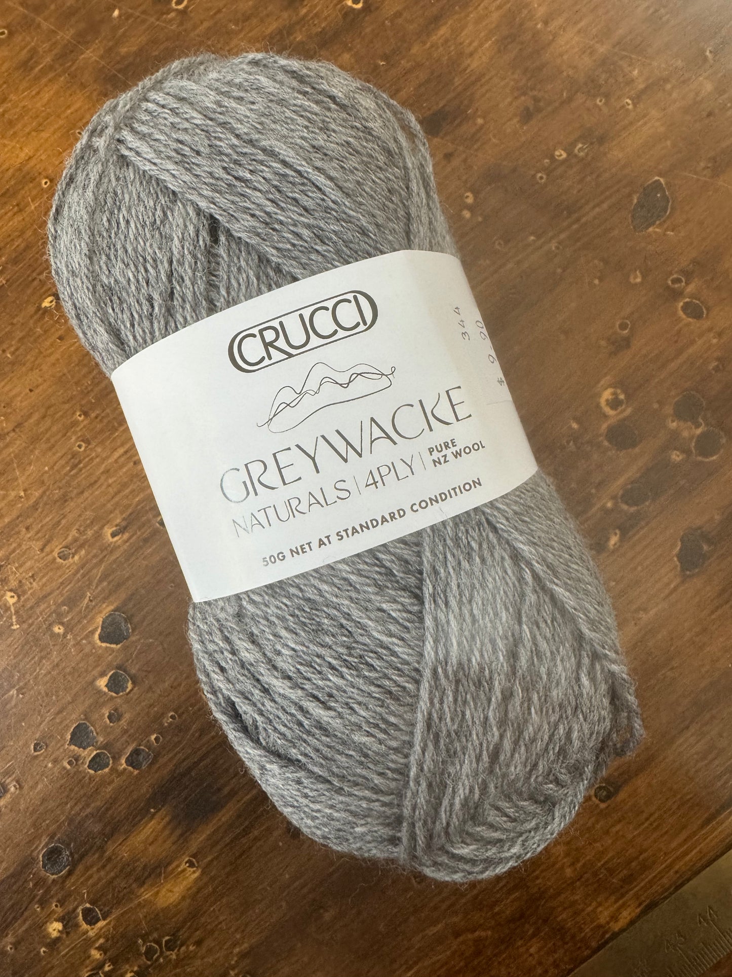 CRUCCI Greywacke Naturals 4 ply