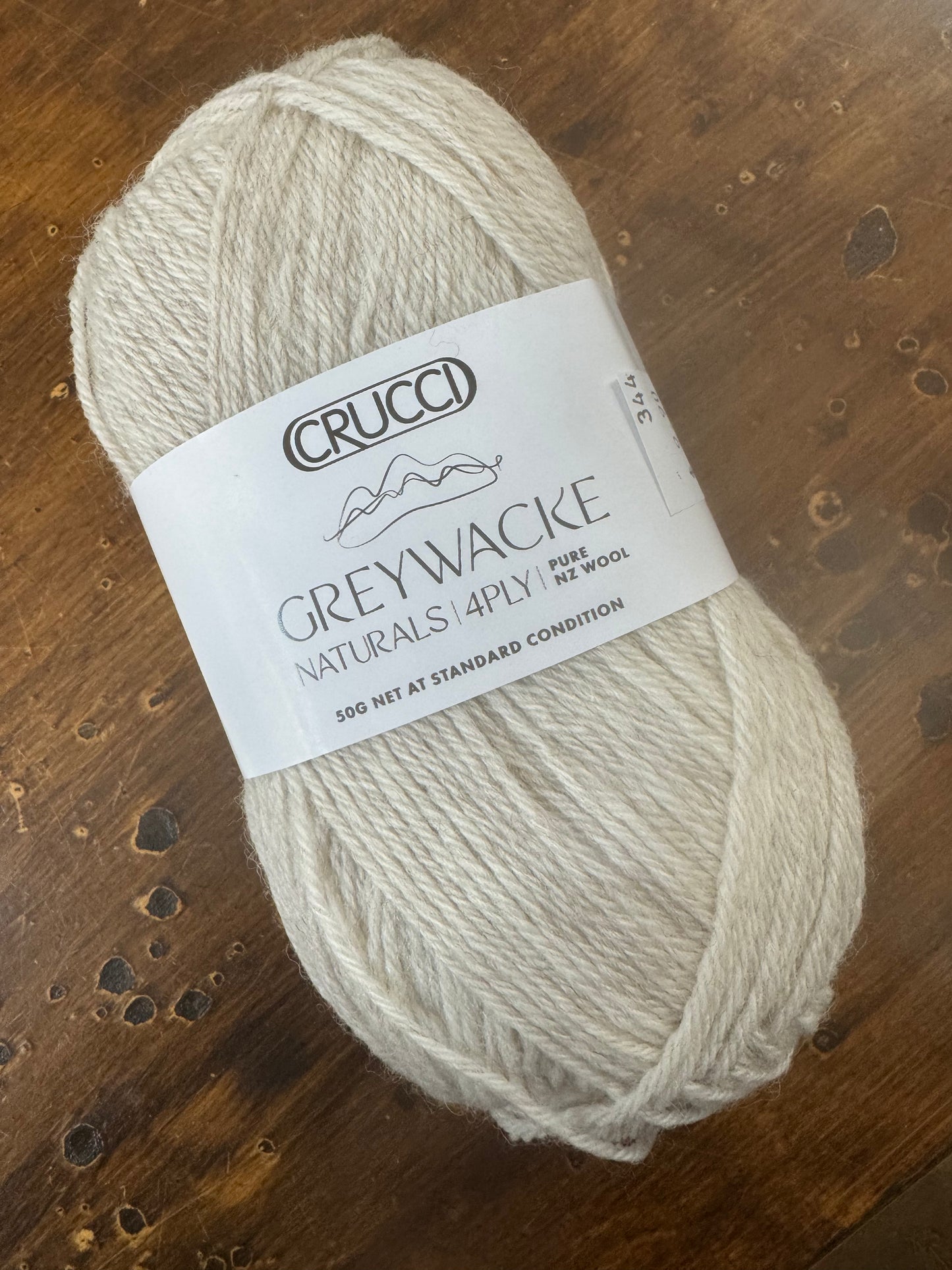 CRUCCI Greywacke Naturals 4 ply