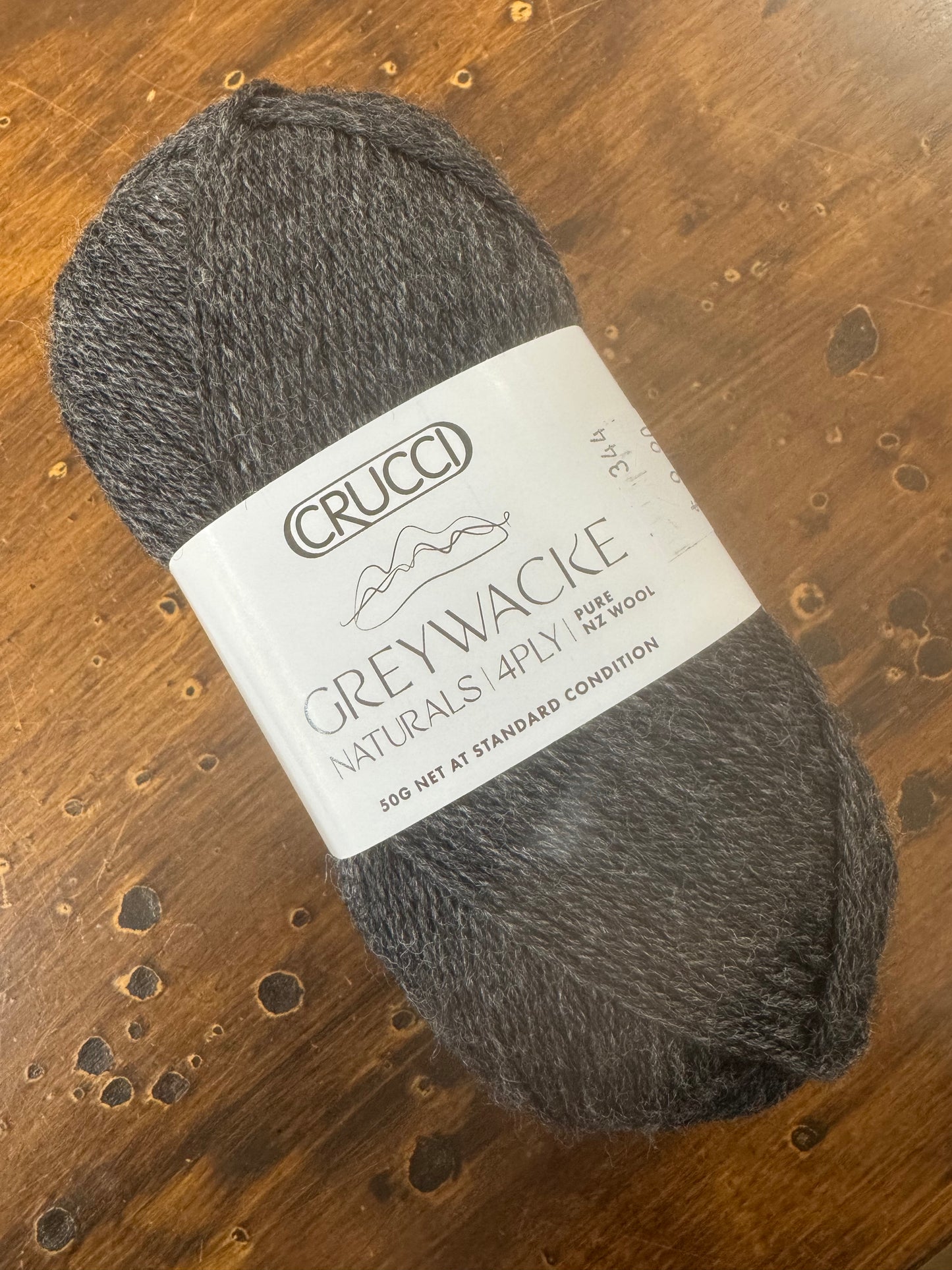 CRUCCI Greywacke Naturals 4 ply