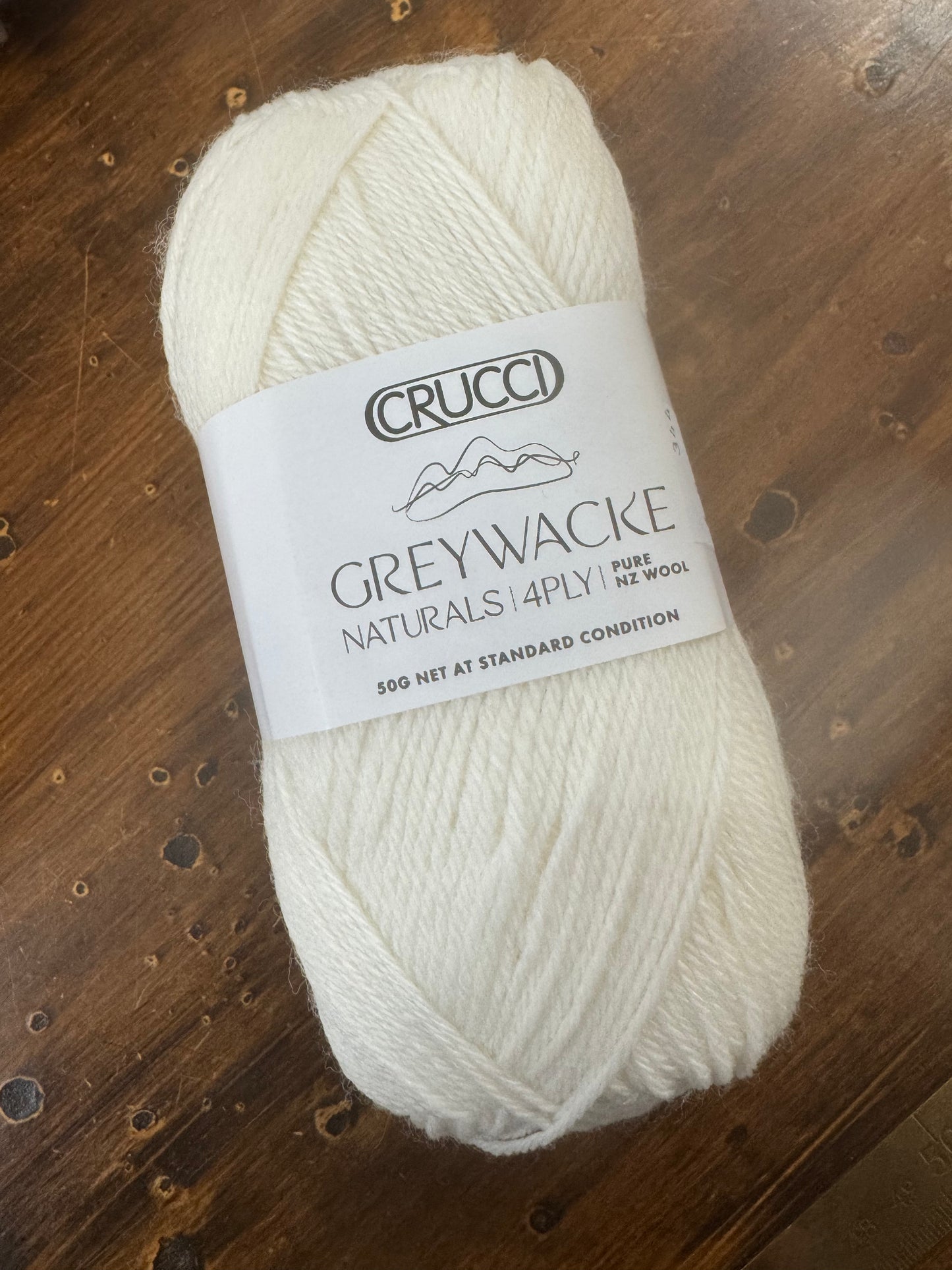CRUCCI Greywacke Naturals 4 ply