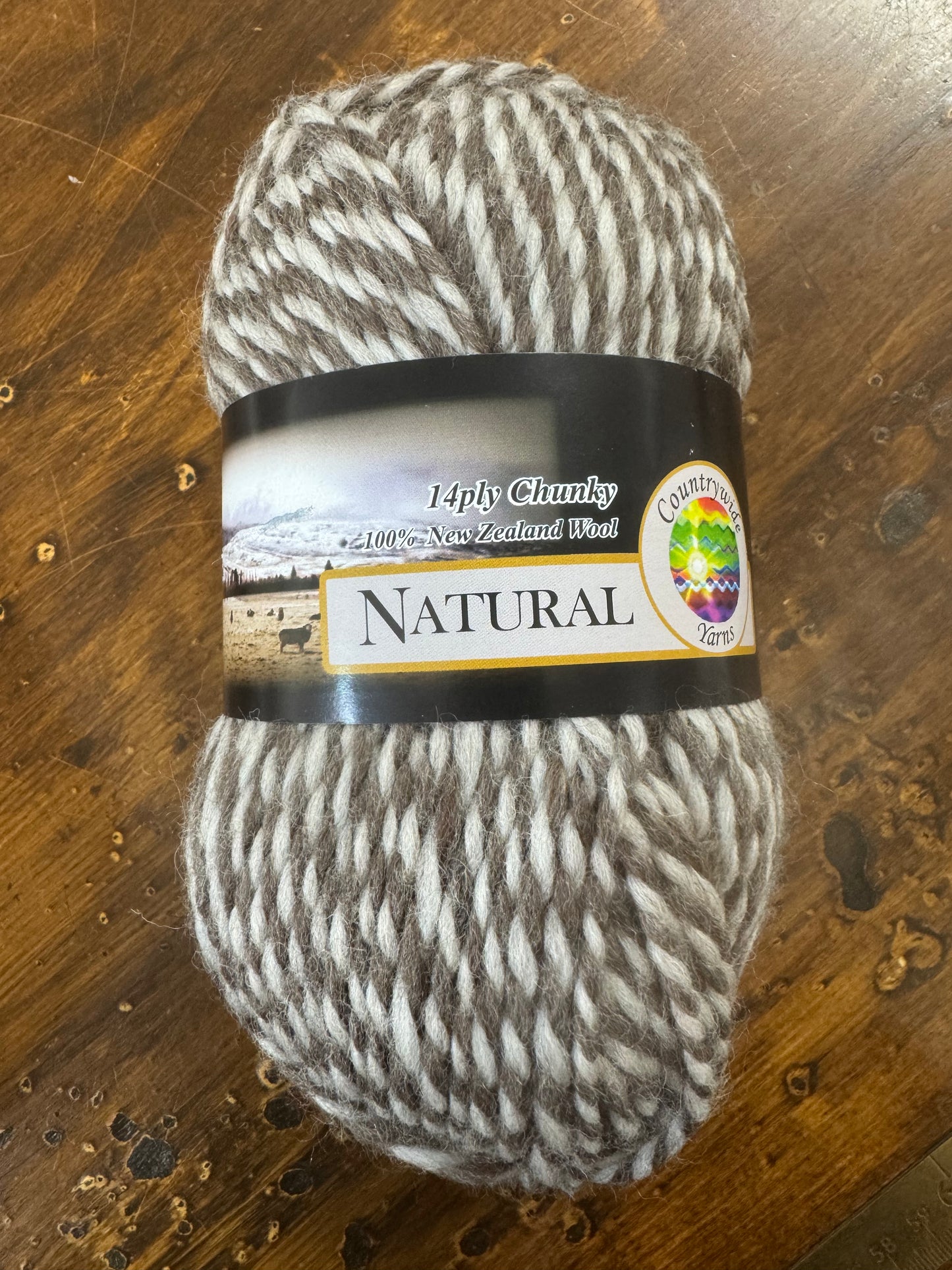 Natural Chunky Wool 14ply
