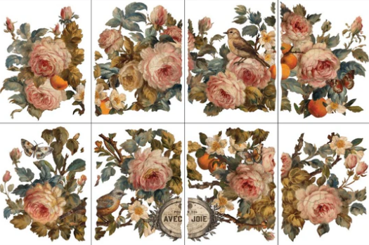 IOD Transfer Joie Des Roses
