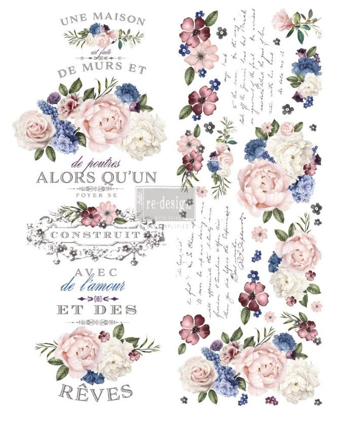 Redesign with Prima Transfer Large - Lavender Bush