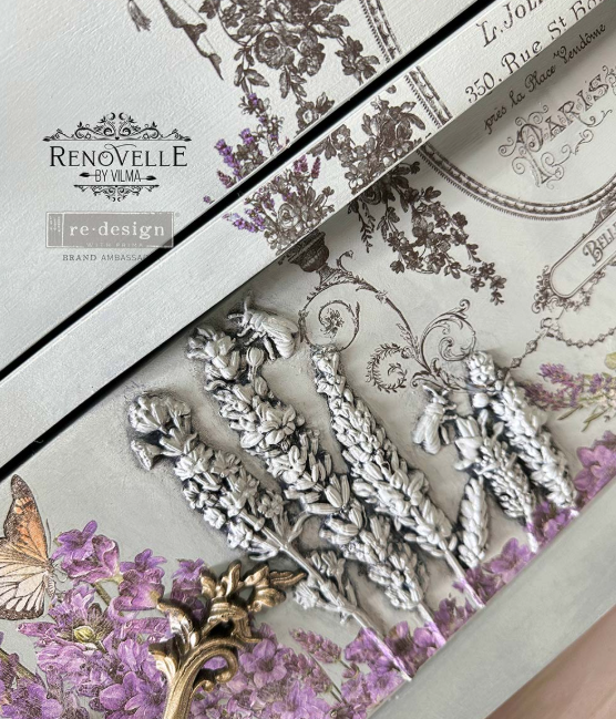 Redesign with Prima Mould - Lavender Harvest