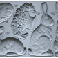 Les Lapins IOD Decor Mould