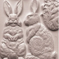 Les Lapins IOD Decor Mould