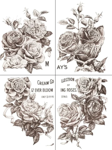 IOD Transfer May's Roses