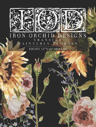 IOD Transfer Painterly Florals