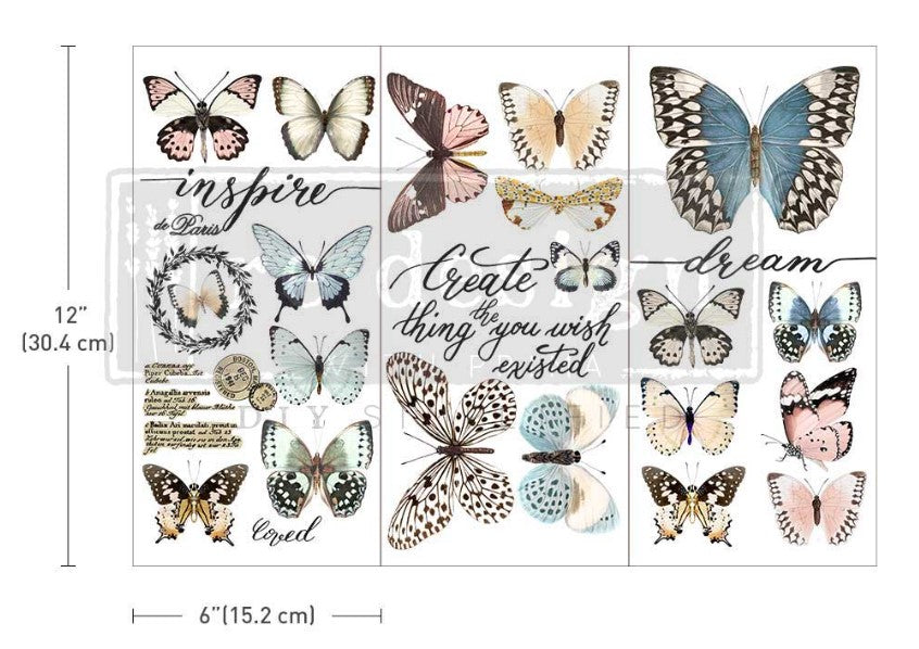 Redesign with Prima Transfer Mini - Papillion Collection