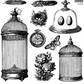 IOD Decor Stamp 30.5 x 30.5cm - Pastiche 2 sheets and masks)