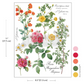 Redesign with Prima H2O Single Sheet Transfer - Poetry In Petals