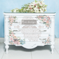 Redesign with Prima Transfer Large - Pure Light Floral
