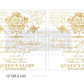Redesign with Prima Maxi Transfer - Queen's Glory (2 Sheets)