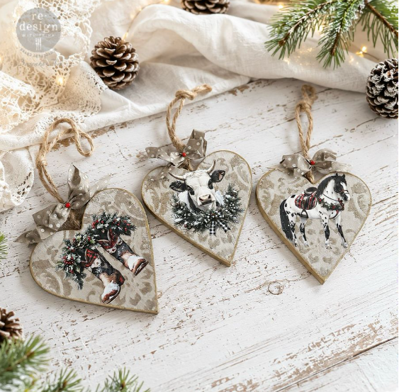 Redesign with Prima Middy Transfer - Rustic Noel (3 Sheets + Bonus Sheet)