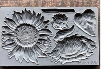IOD Mould Sunflowers