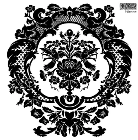 Velveteen IOD Decor Mini Stamp Set