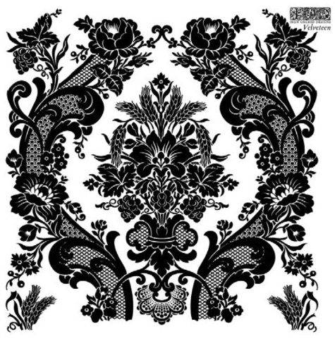 Velveteen IOD Decor Mini Stamp Set
