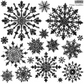 IOD Stamp Vintage Snowflakes