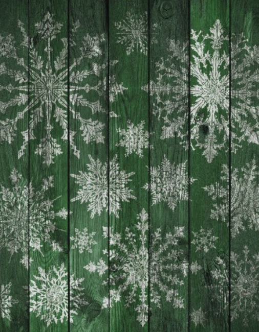 IOD Stamp Vintage Snowflakes