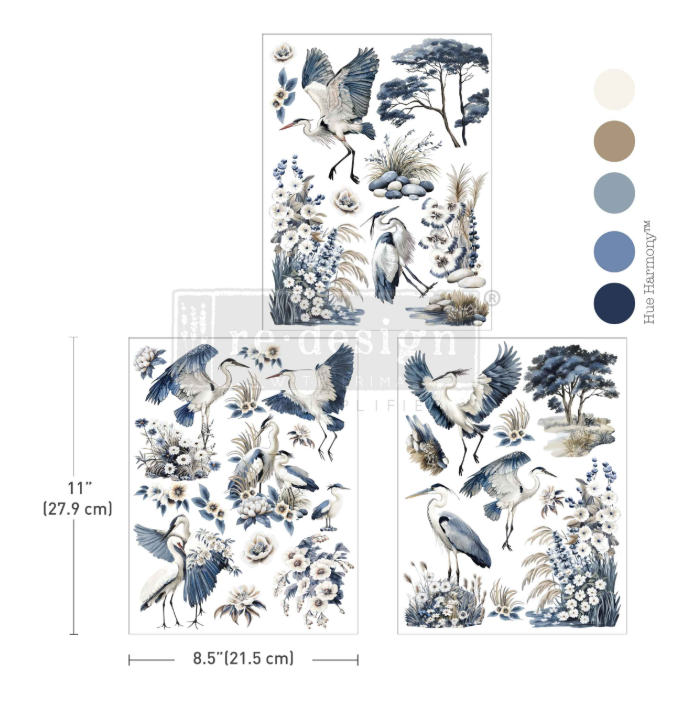 Redesign with Prima Middy Transfer - Whispers by the Marsh