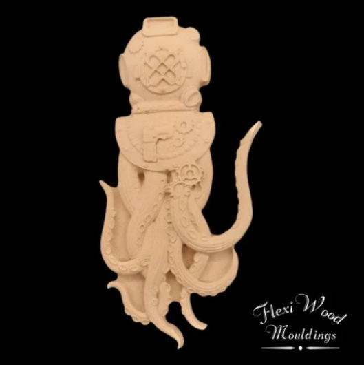 FlexiWood Ornamental Octopus - FW2477