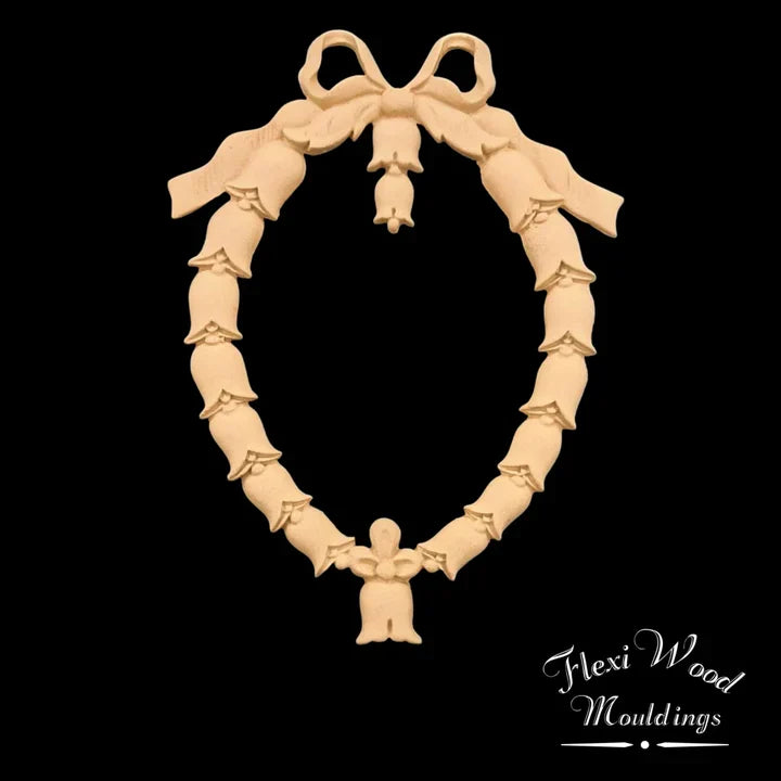 FlexiWood Bluebell Wreath - FW39
