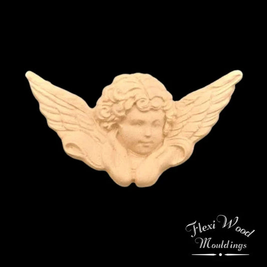 FlexiWood Cherub Contemplation (right facing) - FW28