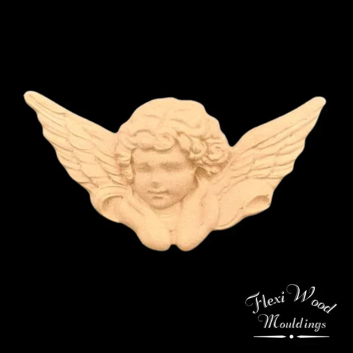 FlexiWood Cherub Contemplation (left facing) - FW29