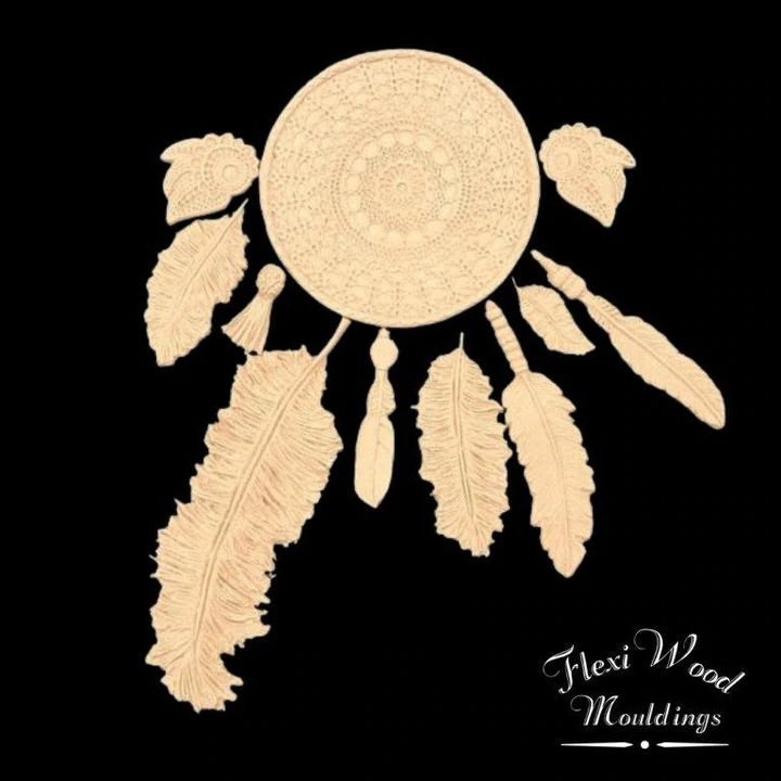 FlexiWood Ornamental Dreamcatcher - FW2164