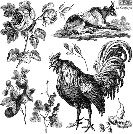 La Campagne IOD Decor Stamp