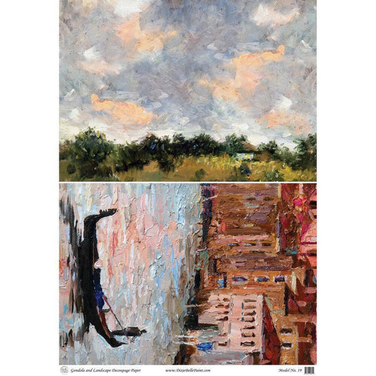 Rice Paper - Gondola & Landscape *LAST ONE*
