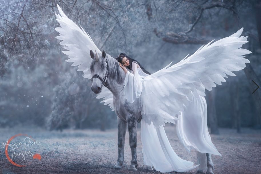Luxe Decoupage Paper - Angel Wings