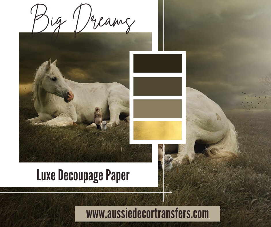 Luxe Decoupage Paper - Big Dreams
