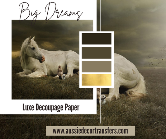 Luxe Decoupage Paper Big Dreams