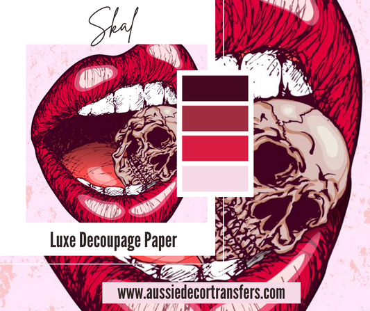 Luxe Decoupage Paper - Skal!