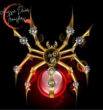 Poster Print - Red Jewelled Spider