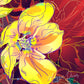 Self Adhesive Decoupage Print - Yellow Hibiscus