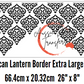 Moroccan Lantern Border