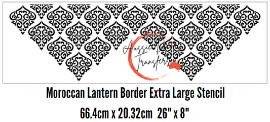 Moroccan Lantern Border