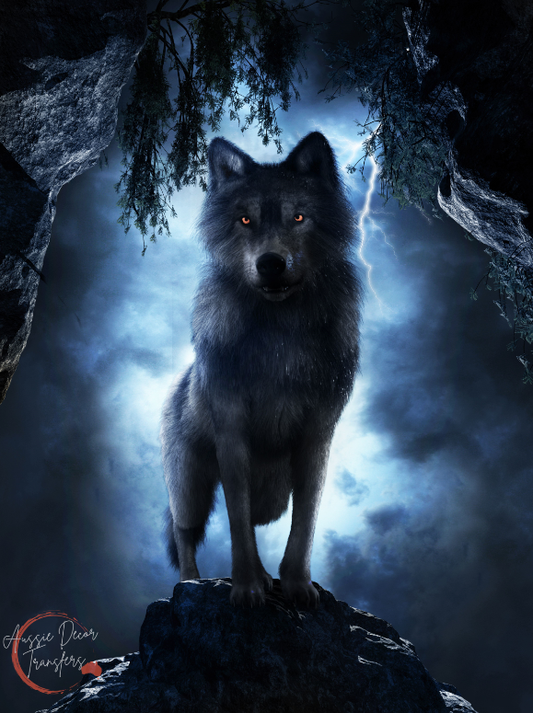Luxe Decoupage Paper - Lone Wolf