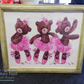 Luxe Decoupage Paper Ballerina Teddies