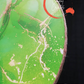 Alcohol Ink Poster Andara Lime